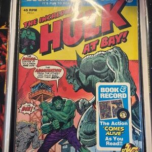 Marvel The Incredible Hulk Comic Cover - Red, Yellow, Green
